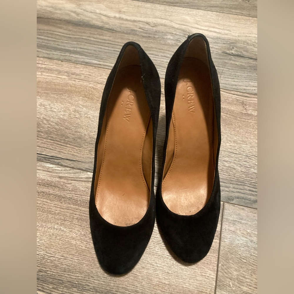 JCrew Black Heels size 8.5